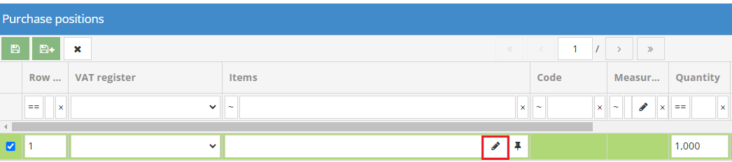Creating a product or service card