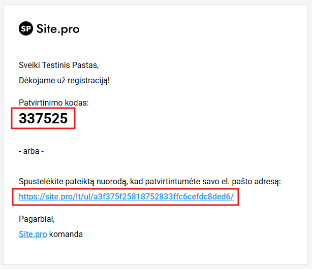 Studentų registracijs laukas