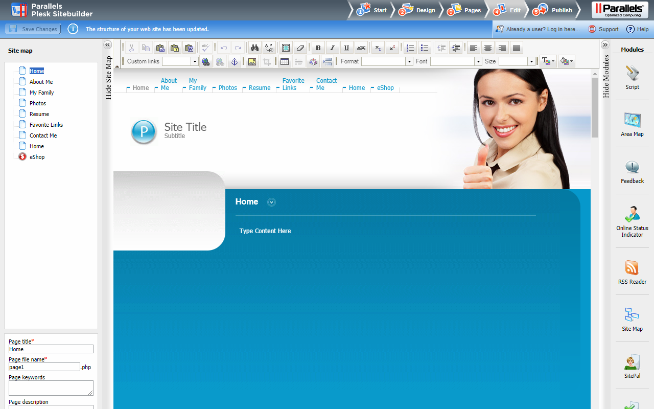 Web Presence Builder