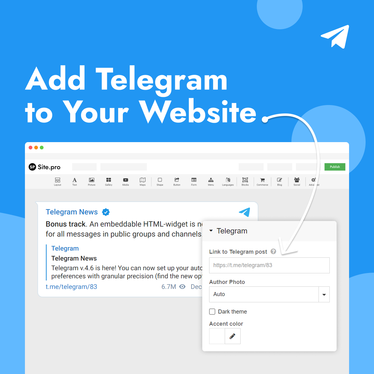 Overhead Telegram How to integrate