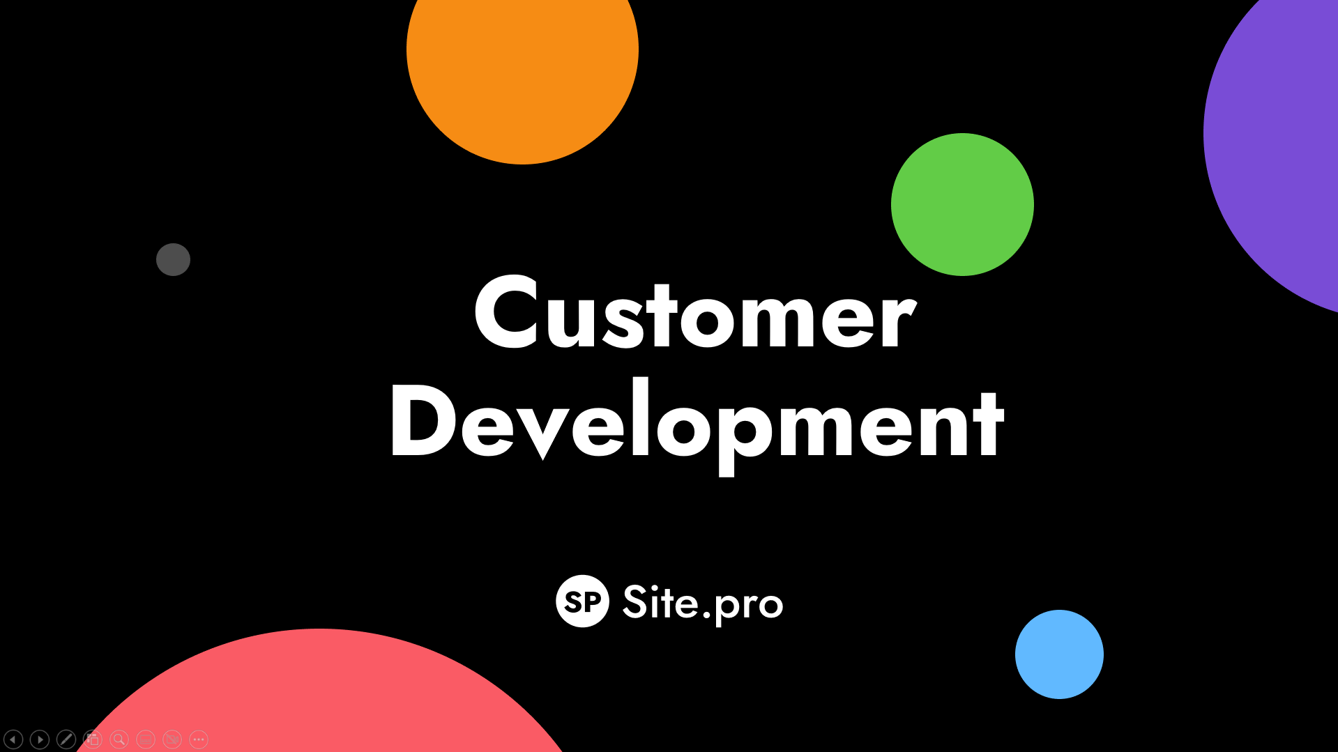 Custimer Development 1.3. Customer Development - Site.pro