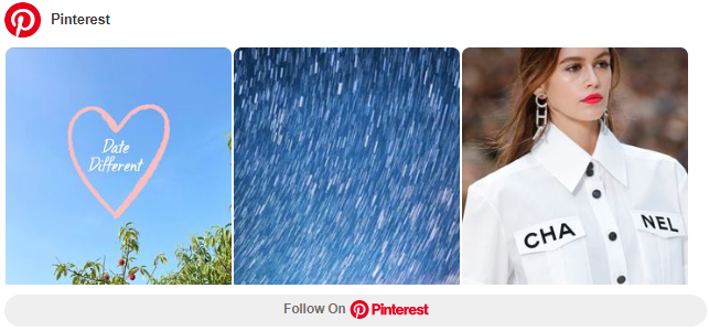 Pinterest widget preview example Pinterest widget preview example